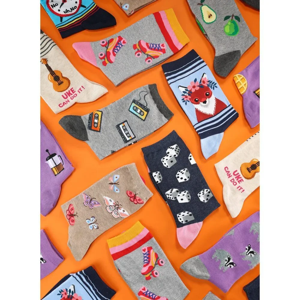 Hot Sox Women's Fun Wedding Bliss Crew Socks-1 Pair Pack-Cool & Cute Bride